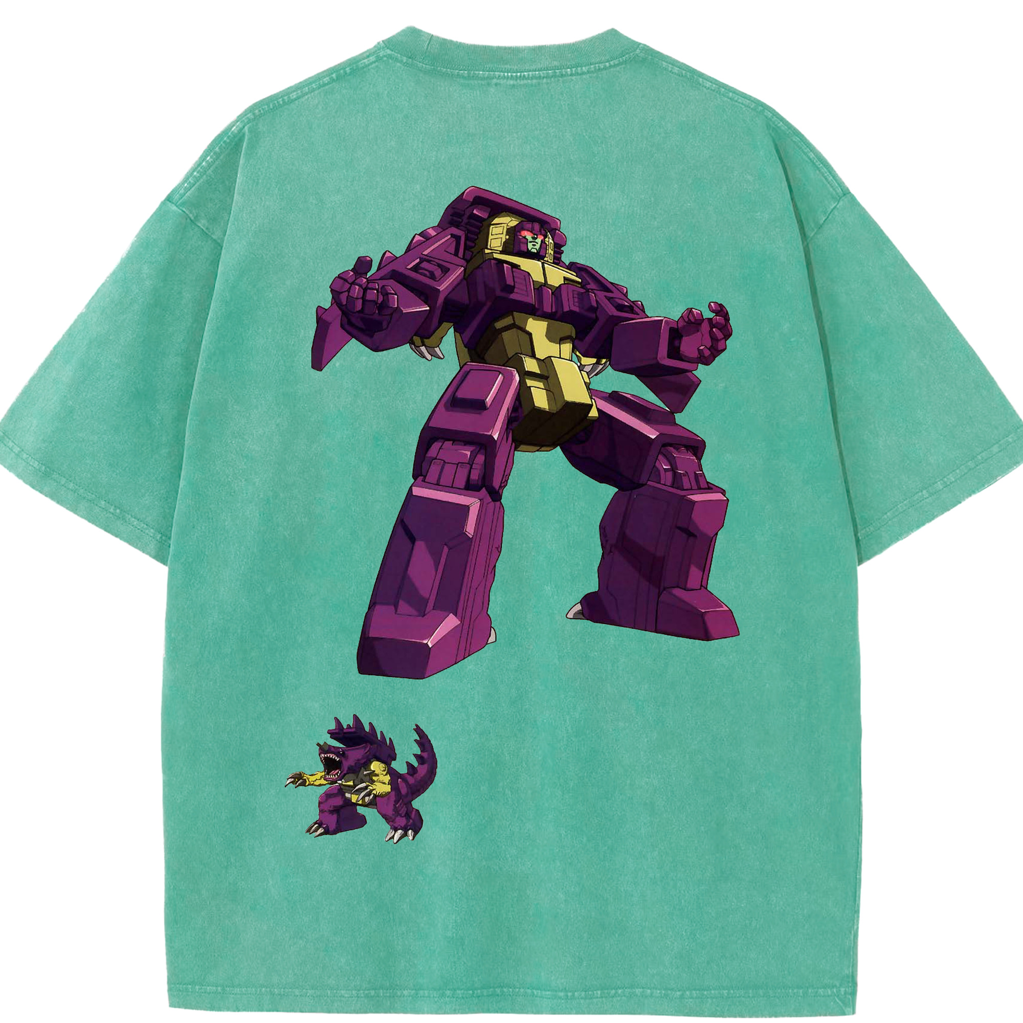 （画像用）  綿100% ヴィンテージ風 半袖Tシャツ（背面プリント）